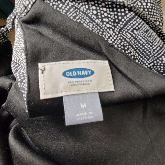 OLD NAVY Dress Maxi Sleeveless V Neck Triangle Dot - Picture 9 of 10